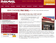 Tablet Screenshot of ilovepakmail.com